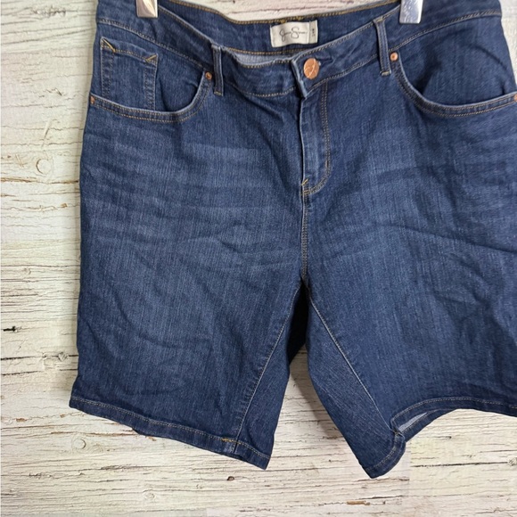 14W Jessica Simpson blue Shorts denim Jean - Picture 2 of 4
